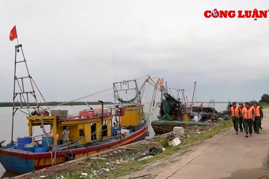 Đồn Biên phòng Kim Sơn (Ninh Bình): Không để người dân và tàu thuyền trong vùng nguy hiểm trước bão số 3
