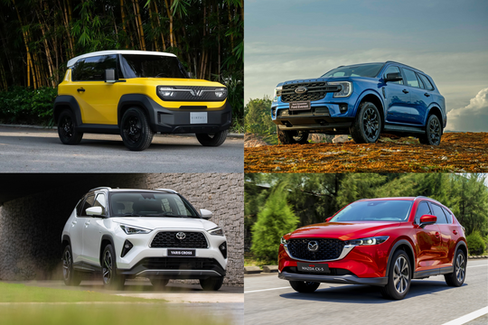 Top 10 ô tô bán chạy nhất Việt Nam nửa đầu năm 2025