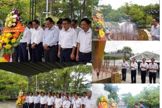 Công ty Thủy điện Quảng Trị dâng hương tri ân các anh hùng liệt sĩ