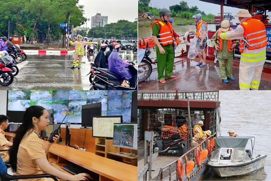 CSGT Hà Nội chủ động ứng phó trước diễn biến của bão số 3