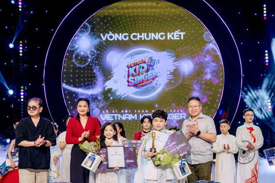 Hai tài năng nhí xuất sắc đăng quang 'Ca sĩ nhí toàn quốc 2025'