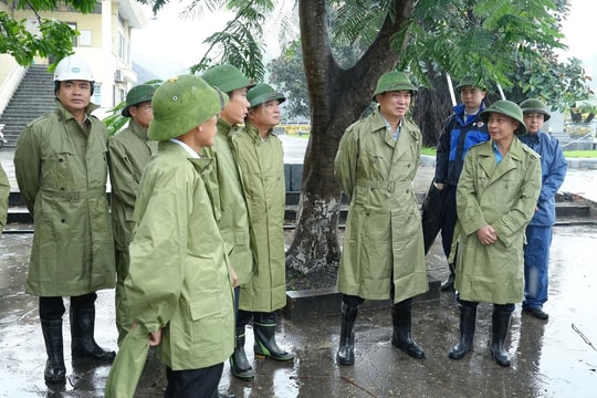 Lãnh đạo Tập đoàn kiểm tra công tác ứng phó bão số 3 (bão WIPHA) tại Quảng Ninh