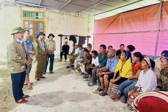 Nghệ An: Di chuyển 86 nhân khẩu tại bản Xói Voi đến nơi an toàn