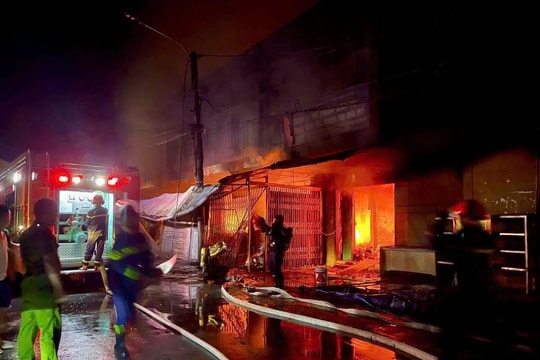 Cháy lớn khiến giám đốc công ty ở Thái Nguyên tử vong