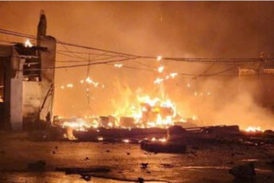 Hưng Yên: Xưởng dân bất ngờ phát nổ lúc rạng sáng, nhiều nhà bị rung lắc