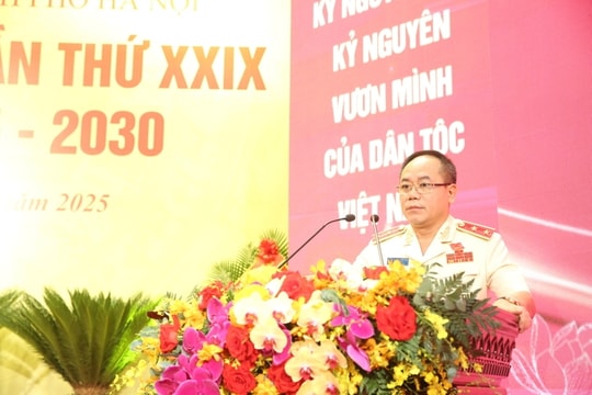 Trung tướng Nguyễn Thanh Tùng được bầu làm Bí thư Đảng ủy Công an Hà Nội