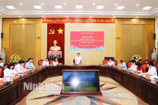 Ninh Bình triệu tập 255 đại biểu tham dự Đại hội đại biểu Đảng bộ các cơ quan Đảng tỉnh