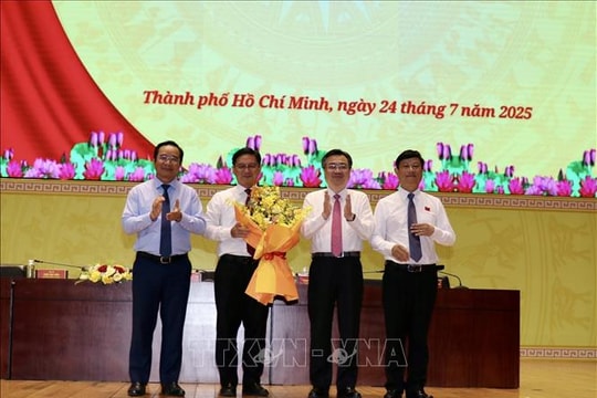 Ông Nguyễn Mạnh Cường được bầu giữ chức Phó Chủ tịch UBND TP Hồ Chí Minh