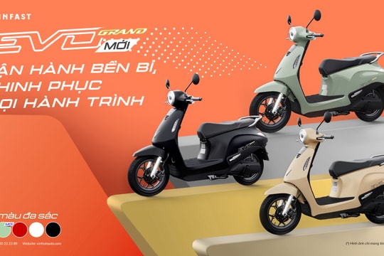 VinFast mở bán xe máy điện Evo Grand mới, giá từ 18 triệu đồng