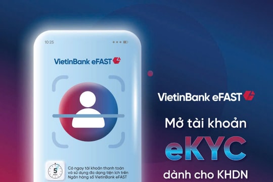Mở tài khoản doanh nghiệp online với VietinBank eFAST