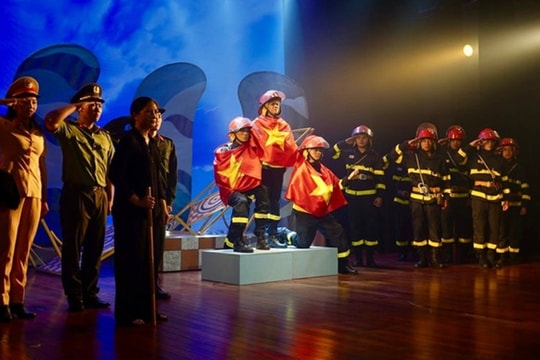 Trình diễn 8 tác phẩm trong tuần lễ Kịch Công an nhân dân tại Hà Nội