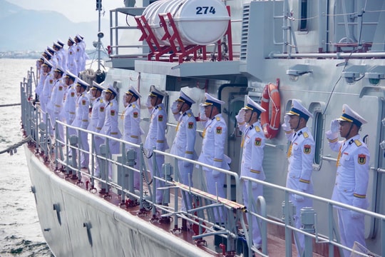 Hải quân luyện tập, sẵn sàng nhiệm vụ diễu binh lực lượng vũ trang trên biển