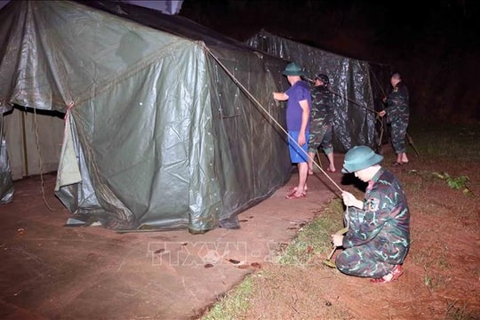 Bộ Tổng Tham mưu yêu cầu tập trung khắc phục hậu quả lũ quét, sạt lở đất tại Sơn La