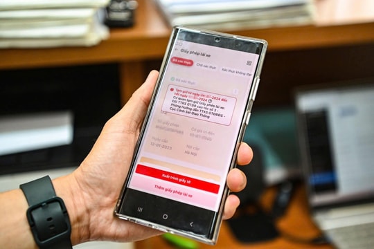 Có thể dùng giấy phép lái xe trên VNeID khi tham gia giao thông