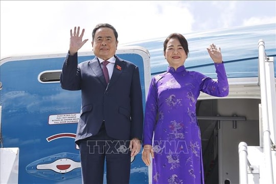 Chủ tịch Quốc hội Trần Thanh Mẫn tới Thụy Sĩ, tham dự Hội nghị các Chủ tịch Quốc hội thế giới lần thứ 6