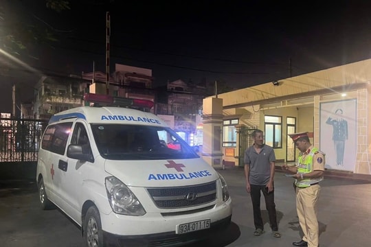 Người dân giúp “vạch mặt” xe cứu thương vi phạm ở Thái Nguyên