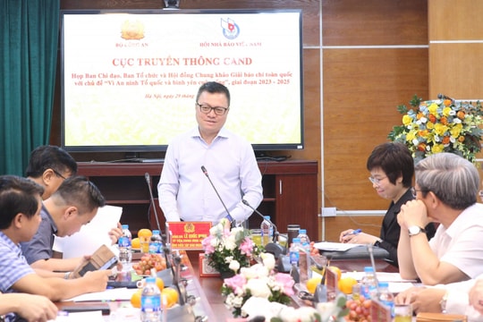 Gần 1.300 tác phẩm tham dự Giải báo chí "Vì An ninh Tổ quốc và bình yên cuộc sống"