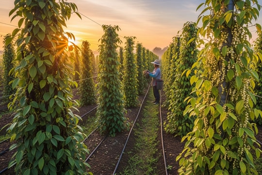 Giá tiêu hôm nay 31/7/2025: "Vàng đen" Việt Nam đảo chiều thần tốc, tiêu nội địa lội ngược dòng