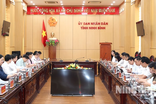 Đoàn khảo sát Quốc hội làm việc về hoạt động báo chí tại Ninh Bình