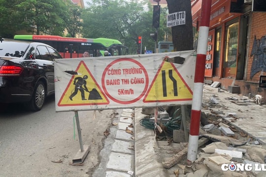 Hà Nội tạm dừng việc thi công đào đường, hè từ ngày 11/8 đến hết ngày 5/9