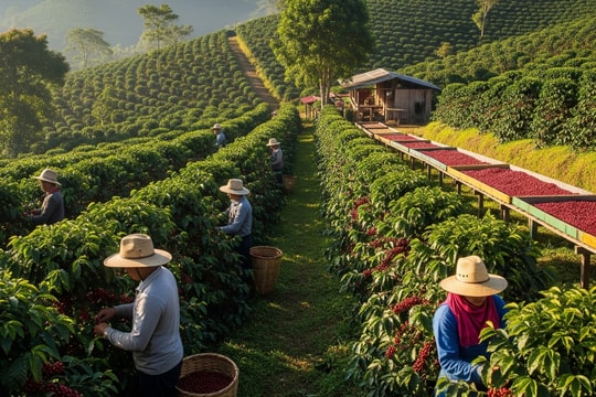 Giá cà phê hôm nay 1/8/2025: Từ sàn London đến vườn Việt sắc xanh nối tiếp, Robusta đại thắng