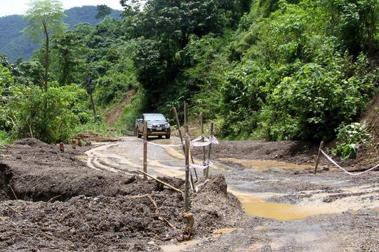 Hơn 146 tỷ đồng khắc phục hậu quả mưa lũ trên Quốc lộ 16