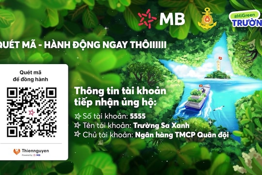 MB Bank : Phát động chương trình trồng 1 triệu cây xanh cho Trường Sa