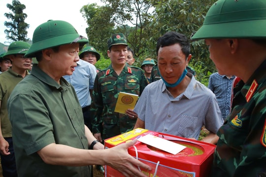 Nhanh chóng đảm bảo lương thực và chỗ ở tạm cho người dân bị ảnh hưởng bởi lũ quét, sạt lở đất