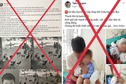 Cảnh giác với thủ đoạn giả mạo thông tin bắt cóc trẻ em để lừa đảo tiền từ thiện