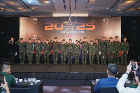 Gần 50 nghệ sĩ hàng đầu showbiz Việt quy tụ tại 'Sao nhập ngũ 2025'