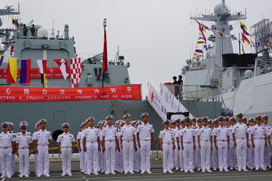 Hải quân Trung Quốc và Nga mở màn cuộc tập trận Biển chung-2025