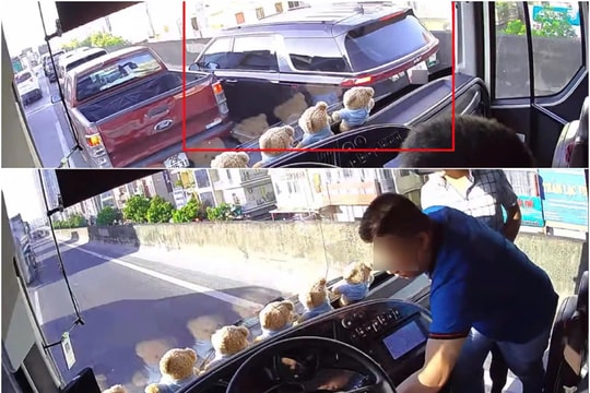 Công an xác minh vụ người đàn ông rút chìa khóa xe khách trên Vành đai 3