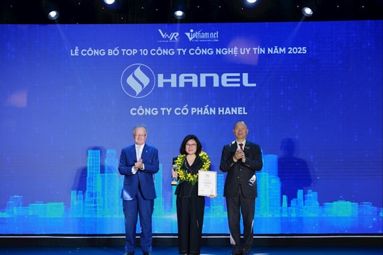 HANEL được bình chọn Top 10 Công ty Công nghệ uy tín năm thứ 5 liên tiếp