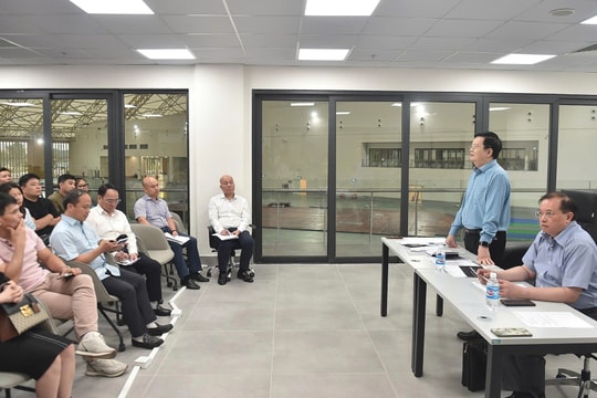 Hoàn thiện gian hàng đúng tiến độ, xứng tầm quốc gia tại Triển lãm 80 năm Quốc khánh