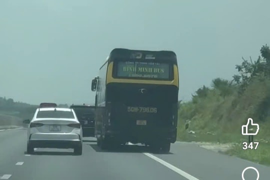 Chạy vào làn khẩn cấp, tài xế bị phạt nặng sau phản ánh của người dân