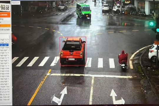 Gắn biển số giả 98A-968.68, xe bán tải bị “mắt thần” vạch mặt