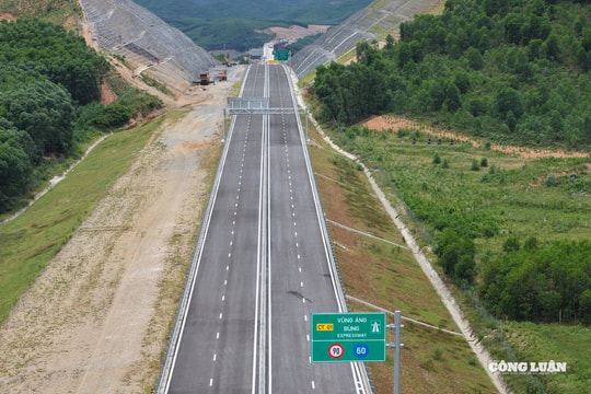 Khẩn trương hoàn thiện các hạng mục còn lại cao tốc Vũng Áng - Bùng