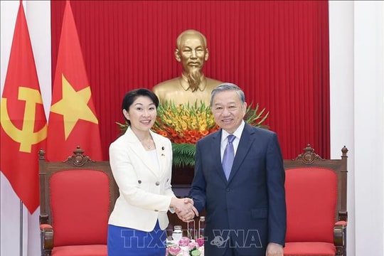 Tổng Bí thư Tô Lâm tiếp Chủ tịch Liên minh nghị sĩ hữu nghị Nhật – Việt