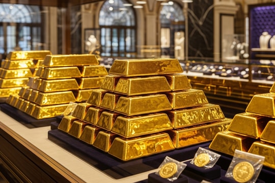 Giá vàng sáng 7/8/2025: Giá vàng trong nước say giấc trên đỉnh, vàng thế giới đuổi theo sau