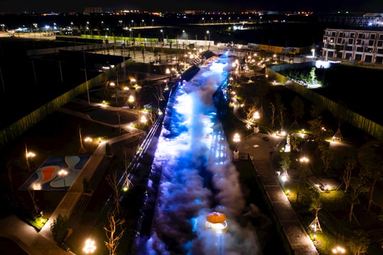 Cận cảnh Dòng sông Ánh sáng huyền ảo chuẩn bị được khai trương tại TP Thiên niên kỷ