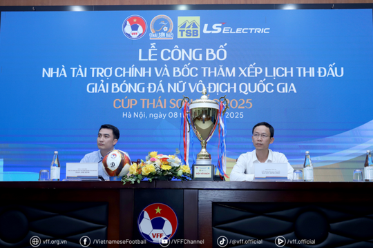 Thái Sơn Bắc năm thứ 14 liên tiếp đồng hành cùng Giải bóng đá nữ Vô địch quốc gia