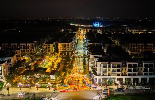 Thành phố Thiên niên kỷ T&T City Millennia bừng sáng trước đại nhạc hội