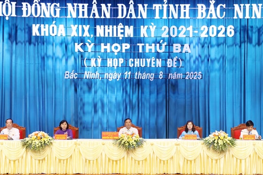 HĐND tỉnh Bắc Ninh thông qua 6 nghị quyết quan trọng tại kỳ họp chuyên đề