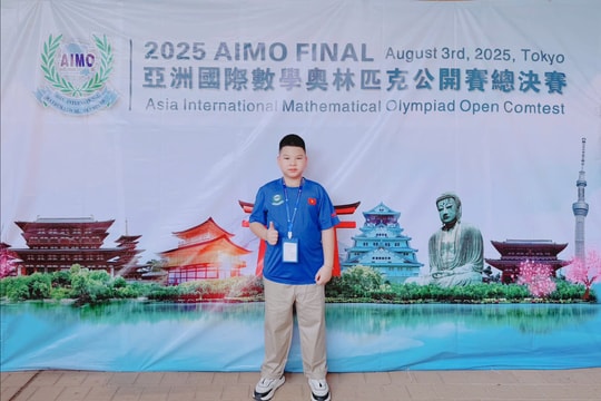 “Em út” Ngọ Gia Huy: Ghi dấu ấn tại Đấu trường Toán học Châu Á AIMO 2025