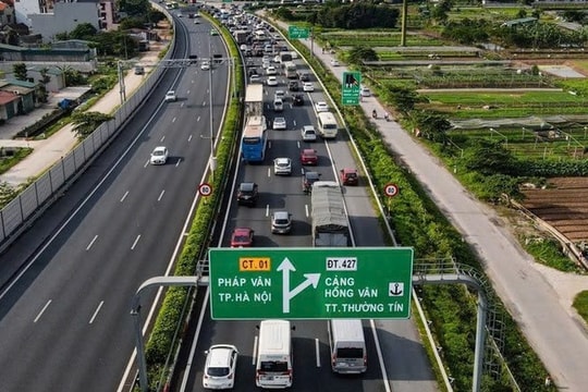 Đề xuất cấm xe tải, xe khách đi vào làn sát dải phân cách giữa trên 2 tuyến cao tốc Hà Nội - Hải Phòng và Pháp Vân - Cầu Giẽ là hợp lý