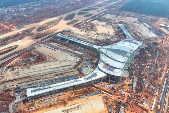 Duy trì hàng trăm mũi thi công tại dự án cảng hàng không Long Thành