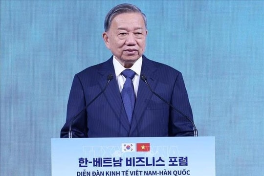 Tổng Bí thư Tô Lâm dự Diễn đàn Kinh tế Việt Nam - Hàn Quốc