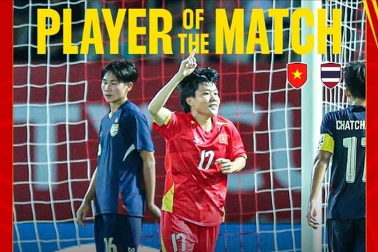Tuyển nữ Việt Nam hạ Thái Lan, toàn thắng tại vòng bảng AFF Cup nữ 2025