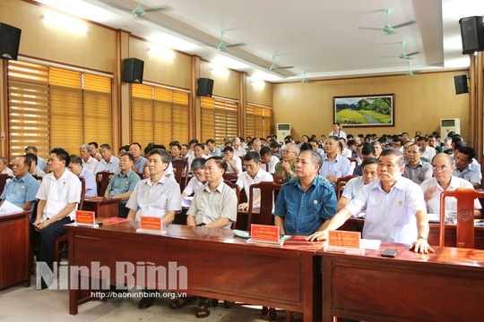 Ninh Bình: Tập huấn cán bộ Hội CCB các xã, phường trên địa bàn tỉnh năm 2025