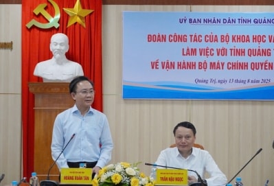 Bộ KH&CN đề xuất phương án "đặc biệt" trong giai đoạn đầu để Quảng Trị hoạt động hiệu quả chính quyền 2 cấp